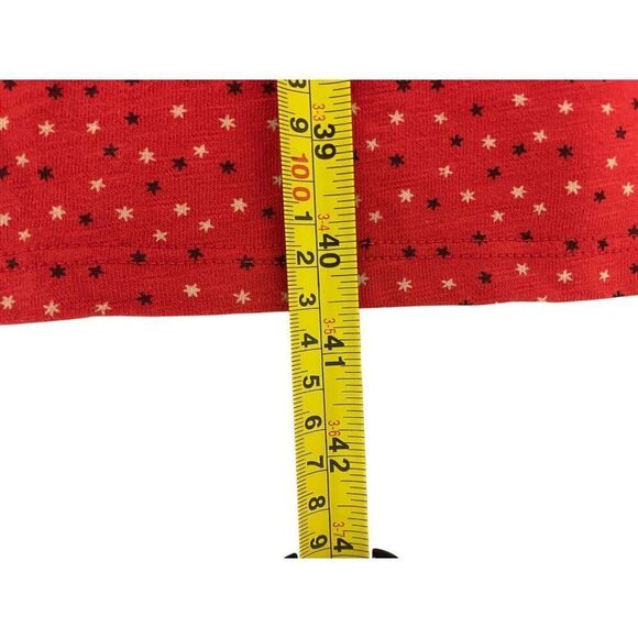 Boden Womens Odelia Dress UK 16L US 12L Red Geometric Stars Midi Patriotic NWT - Picture 12 of 13
